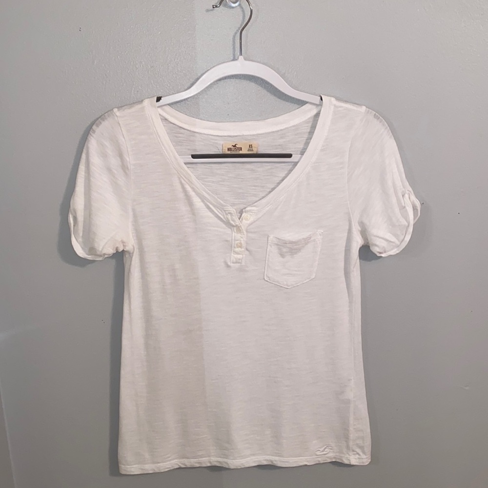 Hollister Size XS White Shirt